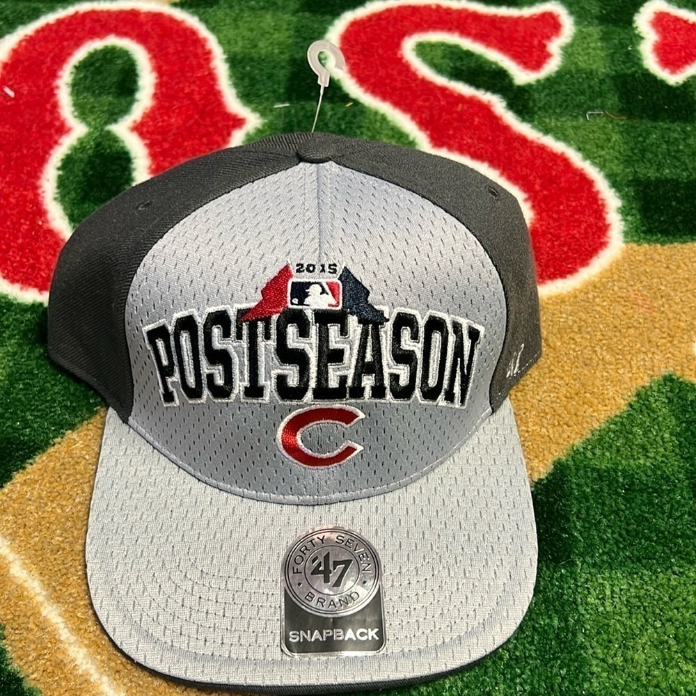 Chicago Cubs Postseason 2015 '47 Adjustable Snapback Hat Cap New